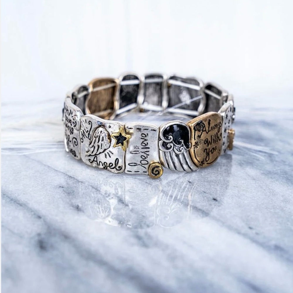 She Flies Inspirational Stretch Bracelet